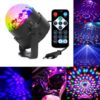 Boule disco d'éclairage multicolore : multifonctions